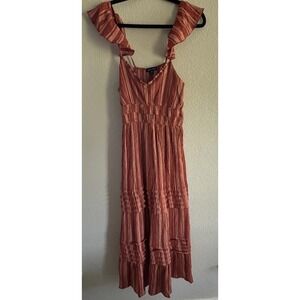 Max + Ash Tiered Maxi Dress Womens Size XL